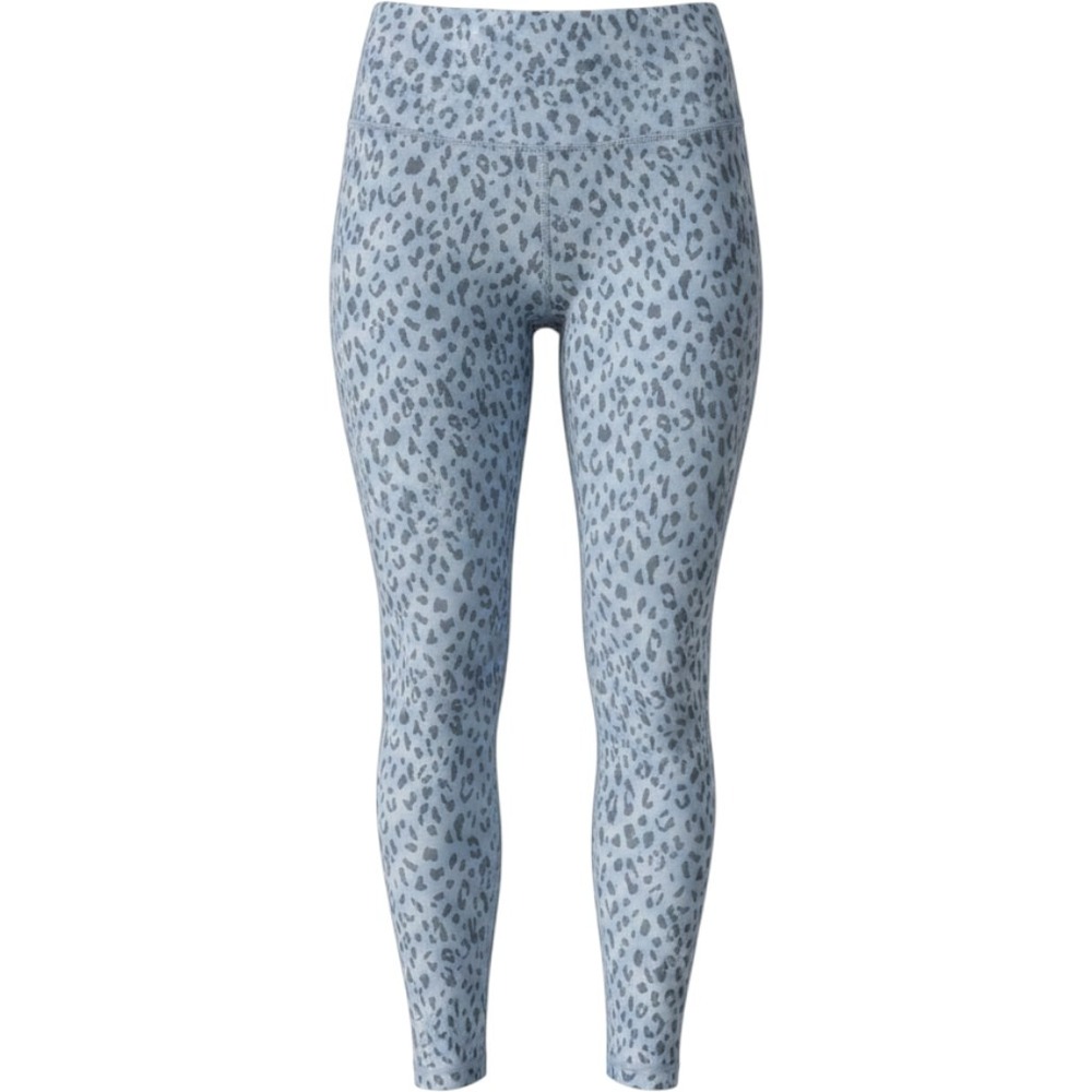 Athleta Salutation Stash Pocket II Printed 7/8 Leggings Grey Leopard Small S